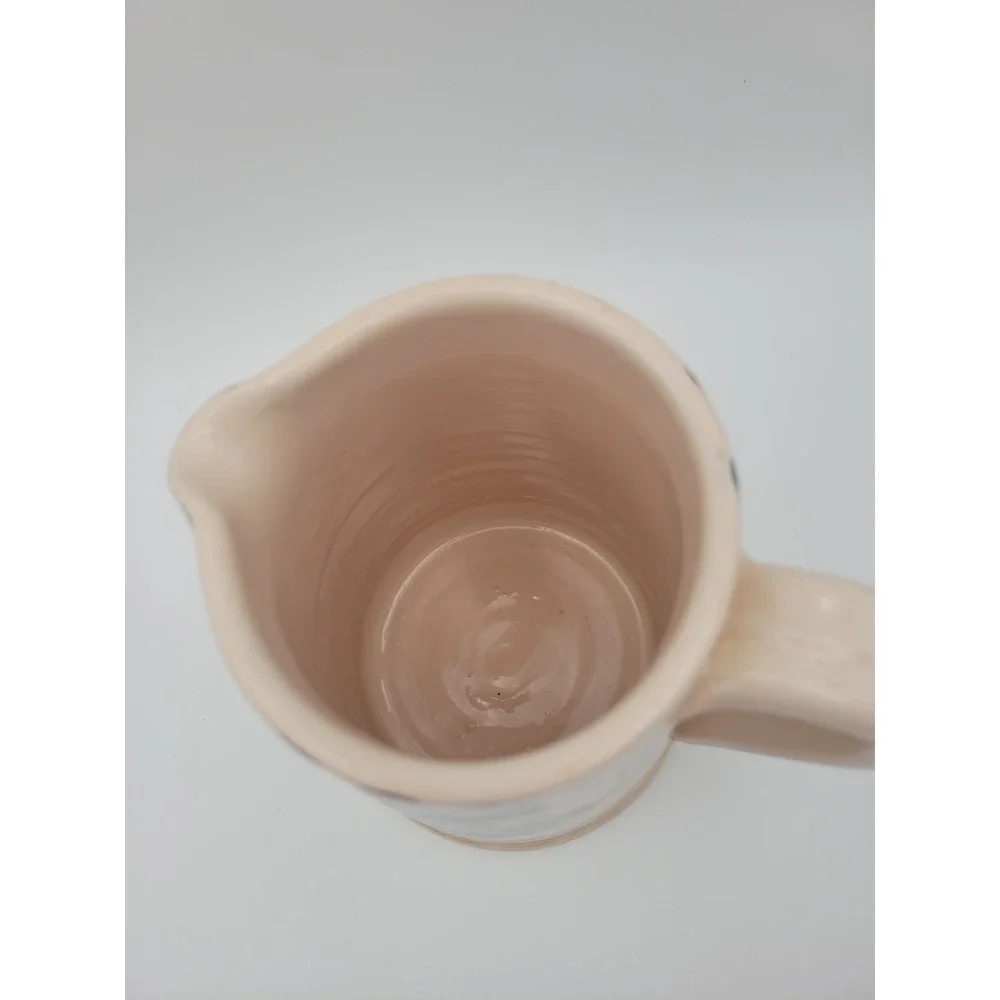 Lamas Italian Pottery Pitcher With Grapes Design Grapevine‎
